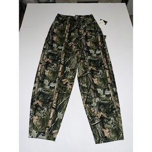 No Comment Girls Camo Large Carpenter Pants High Rise Balloon Leg Hunting NWT